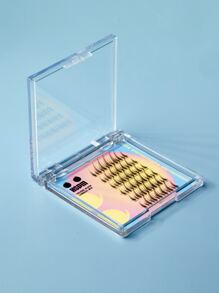 HSPM 1box 8mm-10mm Individual False Eyelashes - Black - View 5