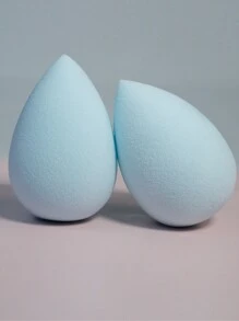 Bộ 2 miếng xốp trang điểm - Màu xanh nhạt - Xem 2