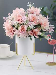 1束人造花朵 - 粉色 - 查看 1