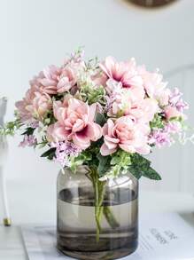 1束人造花朵 - 粉色 - 查看 7