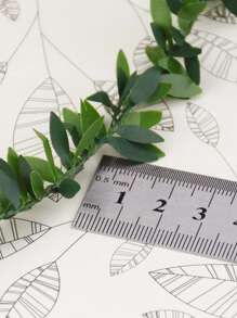 1入組人造葉子藤 - 綠色 - 查看 2