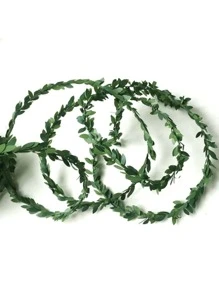 1入組人造葉子藤 - 綠色 - 查看 3