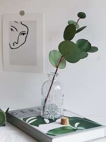 1入組人造桉樹葉 - 綠色 - 查看 5