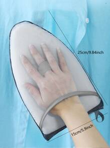 1只/2只装熨烫隔热垫耐热手套，耐高温海绵手持熨烫垫，尖头防水熨烫手套，舒适透气，适合旅行和居家熨烫，可用于学校、办公室、家庭、旅行、包袋、收纳、储物、厨房装饰、家居用品等。 - 彩色 - 查看 4