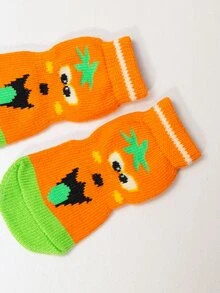 4pcs Cartoon Graphic Pet Socks - Multicolor - View 4