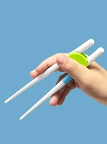 1/3/5双随机颜色防滑儿童筷子，学习练习训练筷子，学校用品 - 彩色 - 查看 4