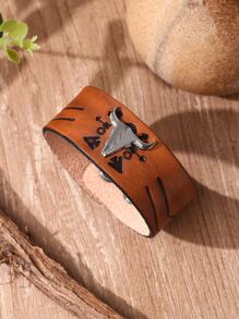 Vòng tay trang trí gia súc - Màu Khaki - Xem 1