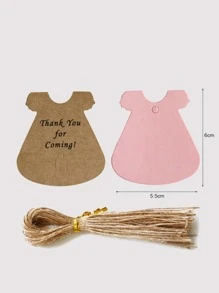 50pcs Party Gift Decoration Tags And Labels Valentine Day - Multicolor - View 3