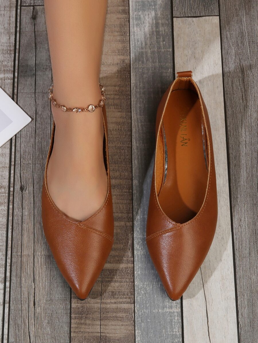 Ballerine a punta - Castano - Visualizzare 1