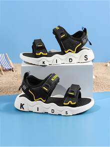 Dép Thể thao Trẻ em Cắt ra Lá thư - Màu vàng - Xem 3