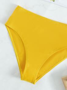 Bộ bikini dây in hoa hướng dương đi biển mùa hè - Nhiều màu - Xem 4