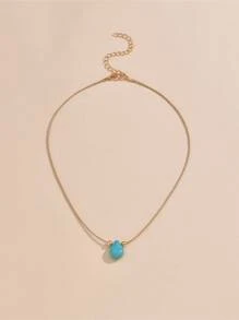 Vòng cổ trang trí hình giọt nước - Nhiều màu - Xem 2