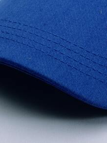 Phố thêu mũ bóng chày - Màu xanh lam - Xem 3