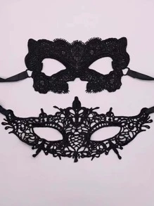 Black Fashion Costume Eyewear - Black - View 1