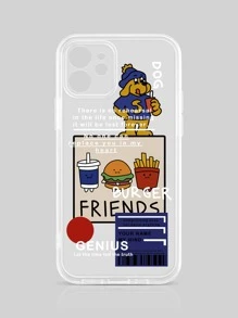 卡通圖案透明手機殼相容 iPhone15/15Plus/15Pro/15Promax - 彩色 - 查看 2