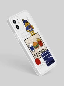 卡通圖案透明手機殼相容 iPhone15/15Plus/15Pro/15Promax - 彩色 - 查看 3