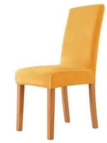 1pc vier seizoenen effen kleur stretch stoel hoes, voor eetkamer, hotel, ceremonie