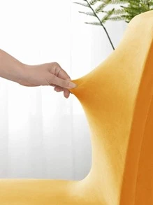 1pc vier seizoenen effen kleur stretch stoel hoes, voor eetkamer, hotel, ceremonie