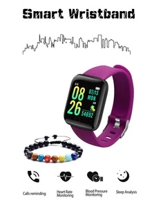 1 Đồng hồ thông minh theo dõi nhịp tim và 1 vòng đeo tay - Nhiều màu - Xem 3