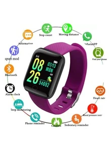 1 Đồng hồ thông minh theo dõi nhịp tim và 1 vòng đeo tay - Nhiều màu - Xem 4