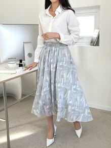 DAZY Váy nữ Tất cả trên in Giải trí - Màu xanh lam - Xem 3