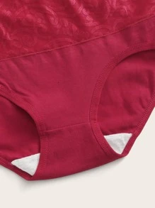 3pack Floral High Waist Panty Set - Multicolor - View 4