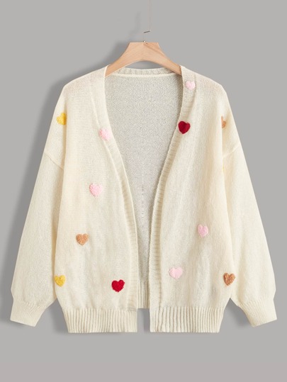 مقاس كبير كارديجان نمط القلب منخفض الاكتاف