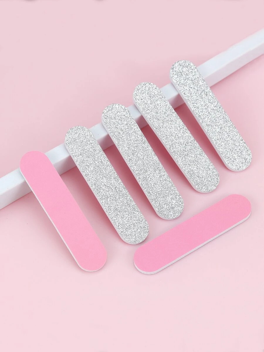 Bộ Dũa Móng Tay Mini Glitter 6 Món - Nhiều màu - Xem 1