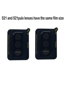 2 miếng phim bảo vệ ống kính tương thích với Samsung - màu đen - Xem 7