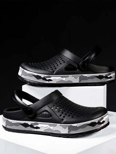 Closed-Toe Lightweight, Comfortable Eva Wading Garden Shoes,Soft Sole Breathable Outdoor Casual Sandals