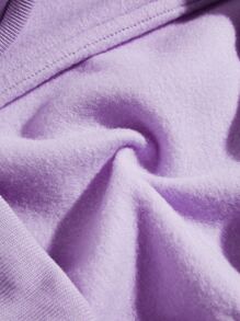 INAWLY Capucha con bolsillo de canguro unicolor con forro térmico