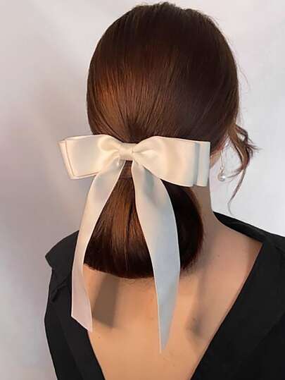 مشابك شعر شكل تمساح طبقات مزخرف بقوس