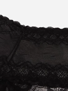 5pack Plus Floral Lace Panty - Multicolor - View 3