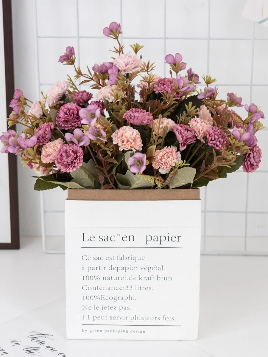 1 Pieza/3 Piezas Flores Artificiales Ramo De Claveles De Seda Decoración De Otoño Decoración De Bodas Flores De Mano De La Novia Pulsera Flores Para El Pecho Material De Decoración De Mesa De Comedor Del Hogar Habitación Dormitorio Vaso Decorativo Ramo De Flores Material Para Pasteles De Fiesta De Cumpleaños Diy Decoración Del Día De Año Nuevo Del Día De San Valentín Material De Utilería De Fotos