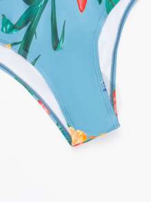 3packs Floral Print Ruffle Hem Bikini & Beach Skirt, For Summer Vacation - Multicolor - View 5