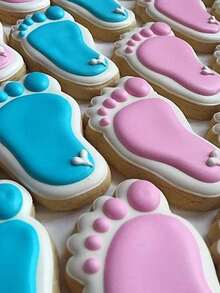 Khuôn bánh quy hình chân 1pc - Bạc - Xem 3