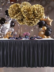 6 cái 10 inch mô giấy hoa - Vàng - Xem 3