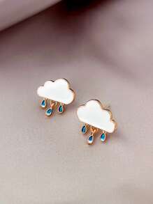 Bông tai thả đám mây - Nhiều màu - Xem 1