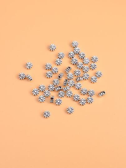 50pcs Flower Bead DIY Jewelry Accessory