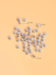 50pcs Flower Bead DIY Jewelry Accessory