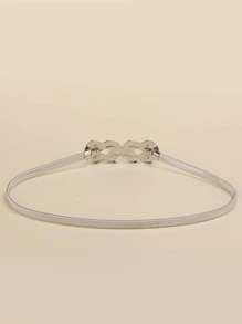 优雅的链扣腰带 夏季、秋季、万圣节