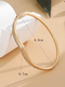 Vòng đeo tay trang trí bằng Rhinestone - Vàng - Xem 3