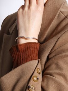 Vòng đeo tay trang trí bằng Rhinestone - Vàng - Xem 4