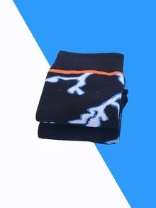 Men Graphic Print Crew Socks - Nhiều màu - Xem 4