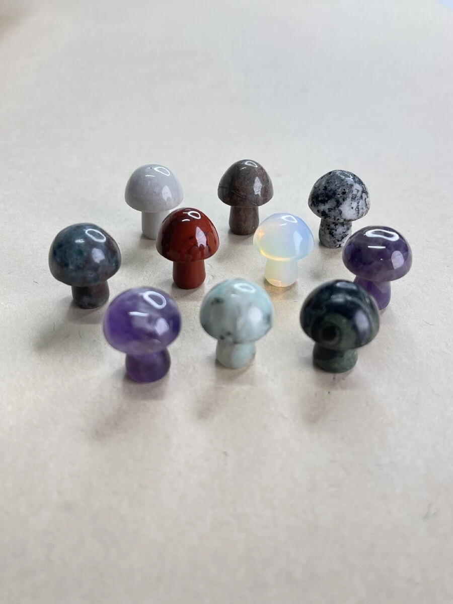 10 cái Nấm DIY Trang sức Phụ kiện - Nhiều màu - Xem 1