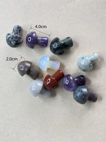 10 cái Nấm DIY Trang sức Phụ kiện - Nhiều màu - Xem 3