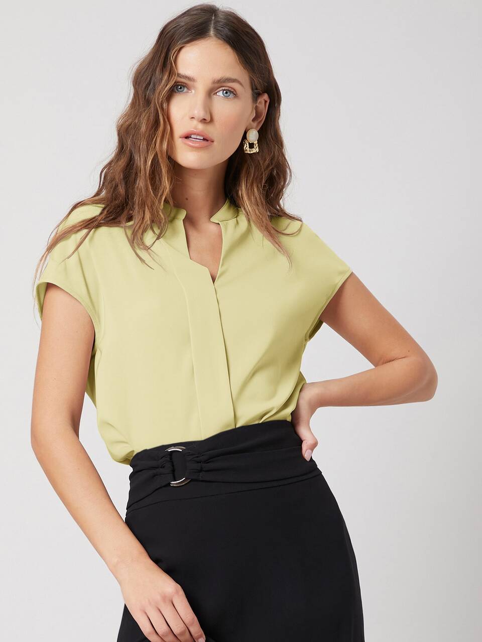 STRAIGHT BATWING SLEEVE TOP