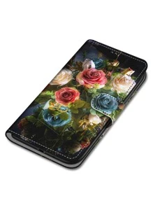 Hộp đựng điện thoại ví hoa có dây buộc - Nhiều màu - Xem 7