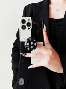 Giá đỡ điện thoại gấp hình đầu lâu - màu đen - Xem 1