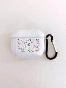 夏日花卉1入組小碎花透明手機殼和1入兼容Airpods Pro的殼套，兼容iPhone15/15Plus/15Pro/15Promax - 彩色 - 查看 4